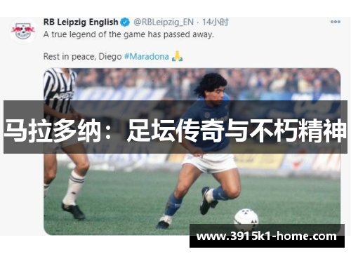马拉多纳：足坛传奇与不朽精神